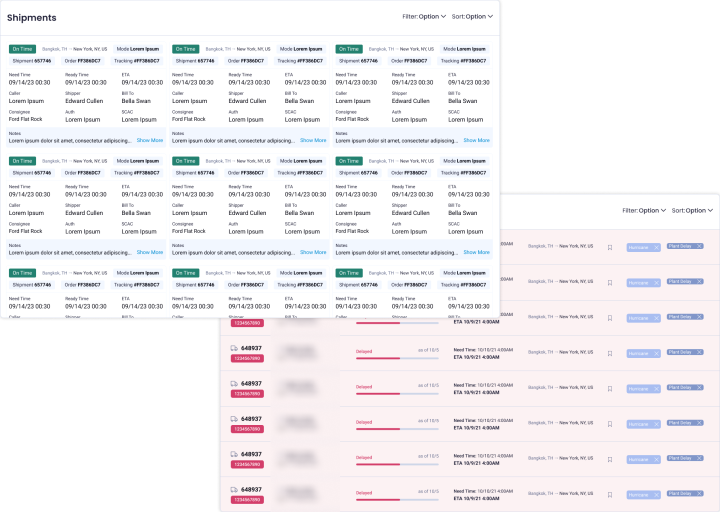 2 screencaps of non-table solutions to this problem.
